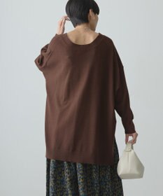 AMERICAN HOLIC バイパチＶネックロングニットプルオーバー