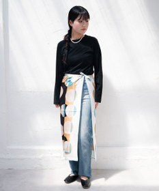 Marca ＜秋の新色！＞ 【the PORT by marca】LIGHT 大判 シルクツイル スカーフ