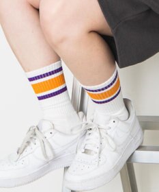 WEGO 底パイルラインソックス