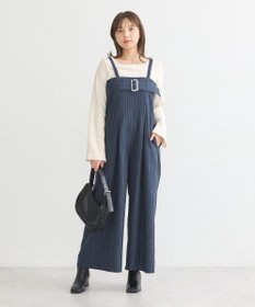 earth music&ecology ベルトベアサロペット