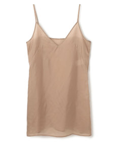 BEIGE， FLEUR / 異素材ネック ロングワンピース
