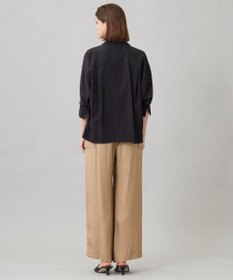 ICB 【接触冷感・UVケア・速乾・洗える】シルクエステルタフタ ブラウスジャケット