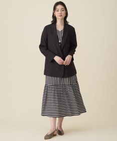 自由区 S 【セットアップ対応】リネンライクシンセティックテーラード ジャケット