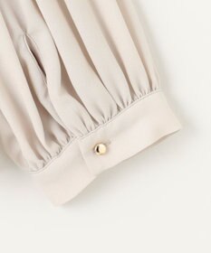 ANY 【洗濯機可/2WAY】プリーツスリーブブラウス