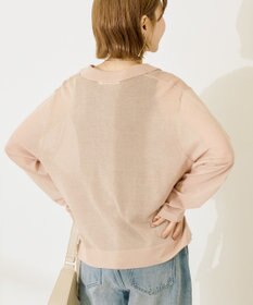 AMERICAN HOLIC シアー襟付きカーディガン