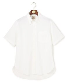 J.PRESS MEN 【吸水速乾 / 抗菌防臭 / 遮熱 / 防シワ】【J.PRESS OXFORD JERSEY】カノコインレイ半袖 シャツ / B.D.