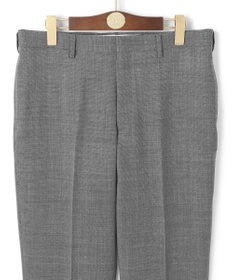 J.PRESS MEN 【KING SIZE】【Peppin Merino Comfort】【ウォッシャブル可 / 折り目加工】バーズアイ スラックス / ノータック