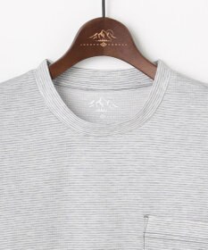 JOSEPH ABBOUD MOUNTAIN 【ゆったり】グリットワッフル アウトドアTシャツ