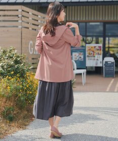 Tiaclasse L 【おのののかさん着用】「サマケア 」フード付きカットソーロングカーディガン