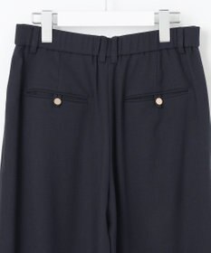 自由区 S 【洗える】ビエラストレッチワイド パンツ