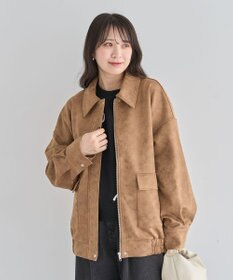 Green Parks ・ＥＬＥＮＣＡＲＥ　ＤＵＥ　スエードポンチブルゾン