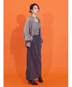 AMERICAN HOLIC ピグメント加工タイトカットスカート