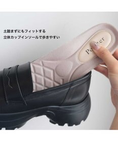Pointer 日本製 本革 厚底ローファー