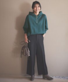 ANY 【ウエストゴム/リントラク加工/裏起毛/ストレッチ】シークレットウォーム　ワイドパンツ