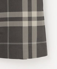 J.PRESS LADIES S ブロックチェックジャガード フレア スカート