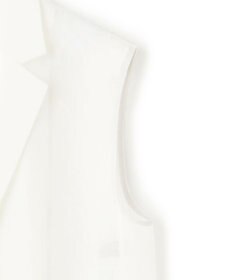 uncrave シアーオーガンジー テーラードジレ