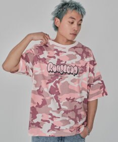 WEGO 【ユニセックス着用ITEM/MLサイズ展開】カモフラグラフィックT（SS）