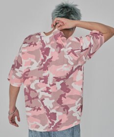 WEGO 【ユニセックス着用ITEM/MLサイズ展開】カモフラグラフィックT（SS）