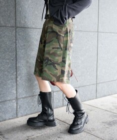 WEGO 【新色追加】ヴィンテージウォッシュデニムハーフパンツ