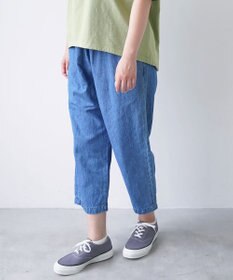 caqu FS linen cropped tapered pants クロップド丈 リネンイージーパンツ