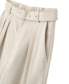 earth music&ecology 【予約】アソートツータックベルトパンツ