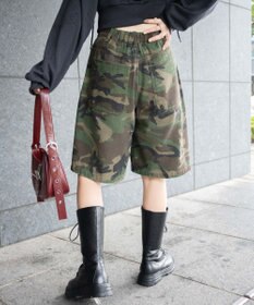 WEGO 【新色追加】ヴィンテージウォッシュデニムハーフパンツ