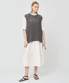 BEIGE， PERSIMMON / シャツワンピース