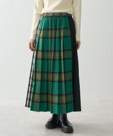 AMERICAN HOLIC シャギーチェックプリーツスカート