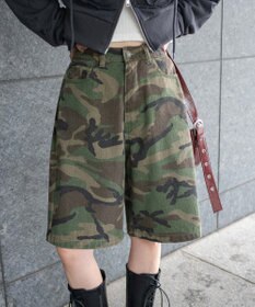 WEGO 【新色追加】ヴィンテージウォッシュデニムハーフパンツ