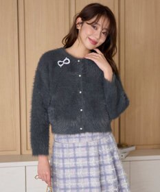 Feroux 【尾﨑真衣さんコラボ商品】フェザータッチニット カーディガン