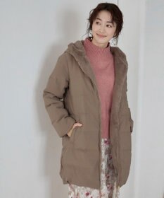 Tiaclasse L 【洗える】モックネックポインテルニットトップス