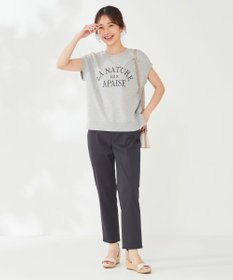 ANY SIS フレンチスリーブロゴ スウェット