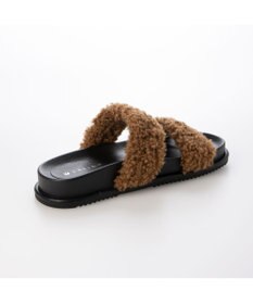 MODE ET JACOMO <carino>エコファーもこもこサンダル