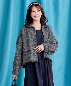 Tiaclasse 【洗える】ツイードジャケット