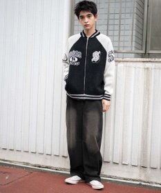 WEGO イージーバレルレッグコーデュロイパンツ