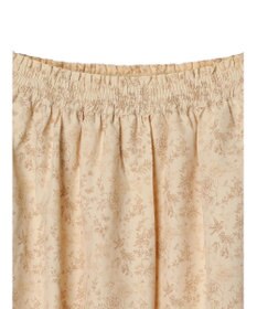 earth music&ecology フラワーティアードテックスカート