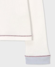 Paul Smith 【洗える】カラーステッチ リブ カットソー