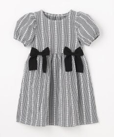 ANY KIDS 【洗濯機可能】サッカー ストライプワンピース