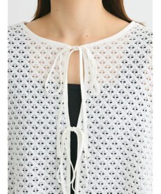 Green Parks ・ＥＬＥＮＣＡＲＥ　ＤＵＥ　２ｗａｙメッシュカーディガン