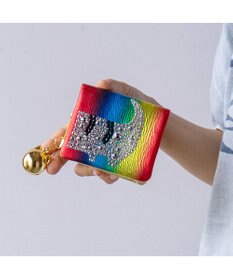 tsumori chisato CARRY キラネコ　ミニ財布　2つ折り財布