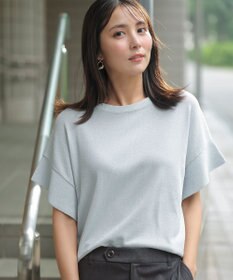 ANY SIS 【and GIRL掲載/アイスタッチ】フレンチスリーブ ニット