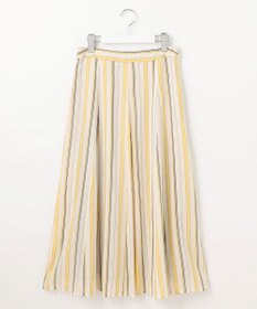 J.PRESS LADIES L 【洗える】ランダムストライプ スカート