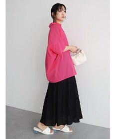 Green Parks 綿麻混スキッパーシャツ