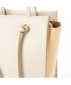 UNBILLION cachecache サイドコンビ2wayノットハンドルトートバッグ