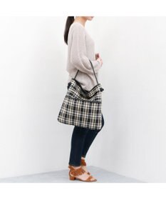 UNBILLION  ペルケ perche / 1本手チェックトートバッグ