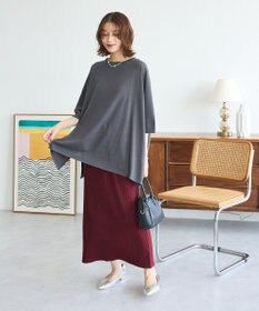 Green Parks 楽ちんＩラインリブスカート