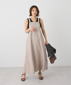 CRAFT STANDARD BOUTIQUE リネンライクフレアジャンパースカート