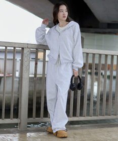 WEGO 【ユニセックス着用ITEM/SMLサイズ展開】ボンディングZIPパーカー