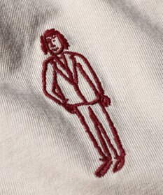 Paul Smith ハンドドローイング刺繍 半袖Tシャツ