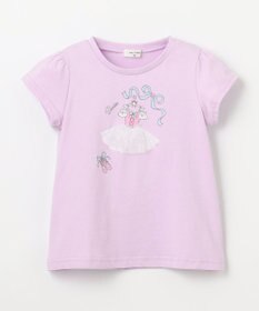 ANY KIDS ひんやりクール アップリケTシャツ